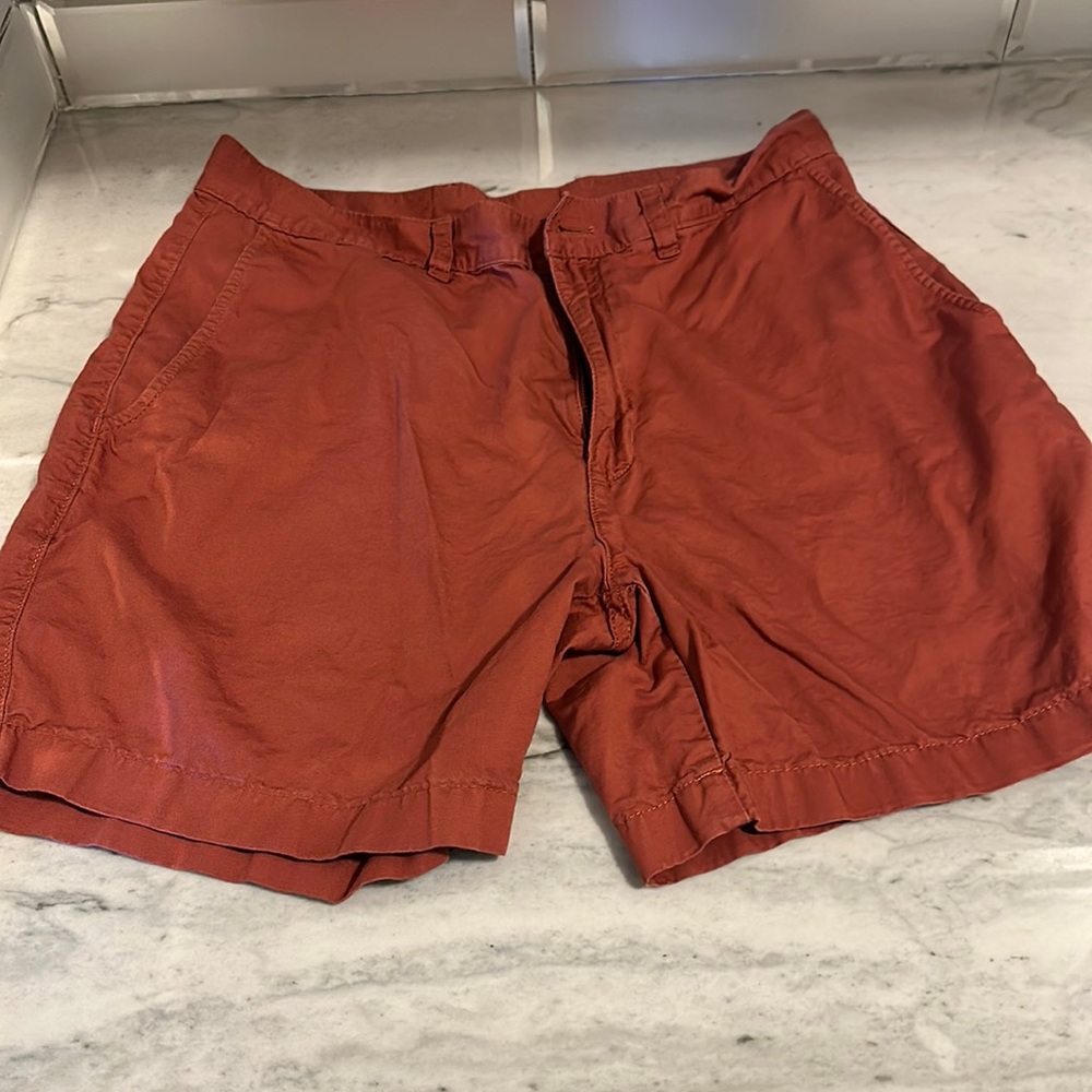 Patagonia Light Weight All Wear Hemp Shorts 8” Color Maroon/red